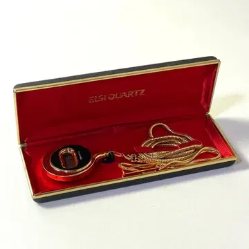 USED 레어 샤프 엘르시 쿼츠 츠보사카데라 관음 시계