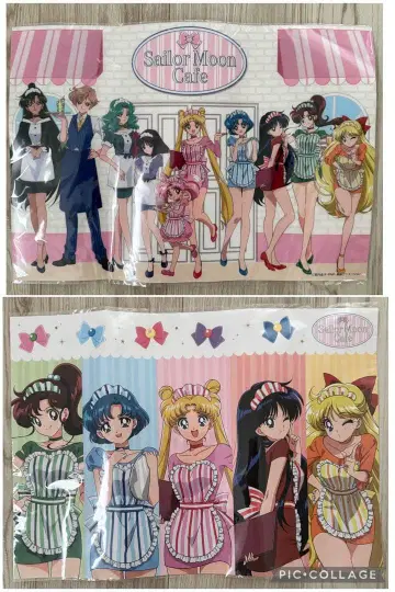 세일러문 카페 2017 예약 특전 A3 클리어 포스터 런치매트