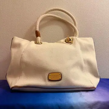 Michael Kors 캔버스 화이트 토트백