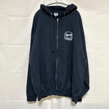 [ 레어 사이즈 ] JERZEES 집업 후드티 2XL 블랙 빅 로고