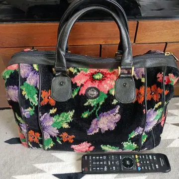 페이러 핸드백 토트백 대형 꽃무늬