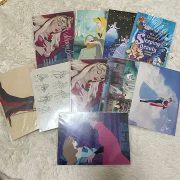디즈니 잠자는 숲속의 미녀 신데렐라 엽서 세트 10장