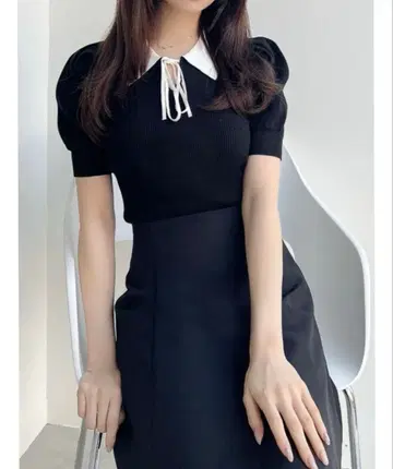 RESEXXY 파워숄더 니트 폴로