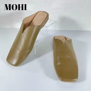 MOHI 모히 올리브 그린 샌들 슬리퍼 스퀘어토 V컷