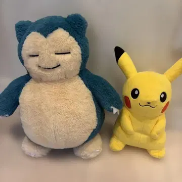 카비곤과 피카츄 봉제 인형 세트