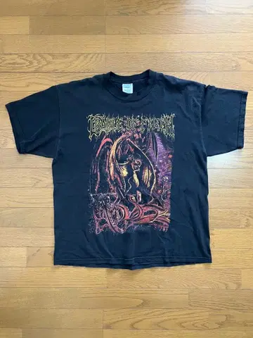 00s 2002 cradle of filth 티셔츠 밴드 메탈