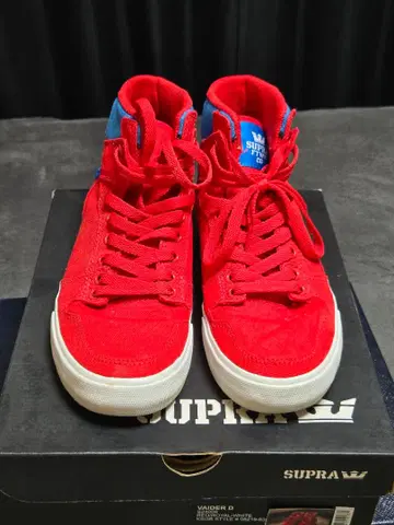 SUPRA VAIDER D 레드/블루 하이컷