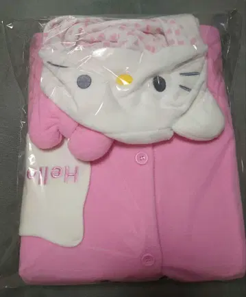 산리오/헬로키티 캐릭터 수트 룸웨어 파자마 프리 사이즈