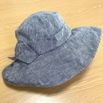 벨모드 UV컷 햇 모자 일본제 린넨 100% 라이트 그레이