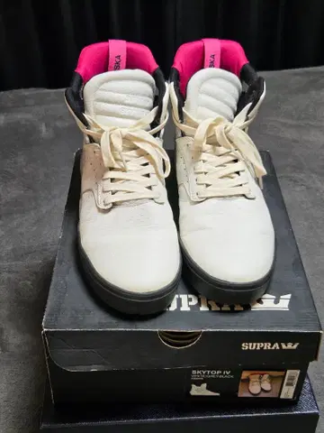 SUPRA SKYTOP IV 화이트/핑크