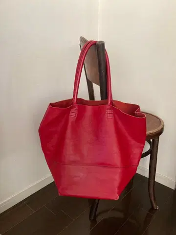콘란샵 가죽 토트백 빨간색