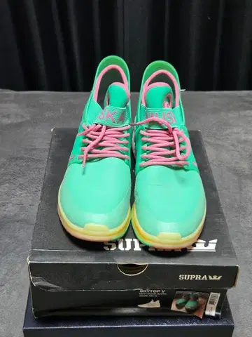 SUPRA SKYTOP V 그린/핑크