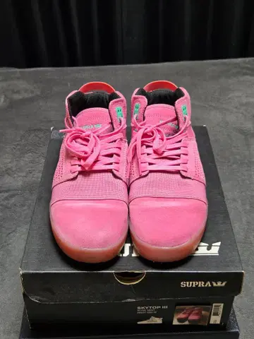 SUPRA SKYTOP III 핑크 스니커즈