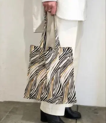 TODAYFUL 패치워크 프린트 토트백