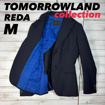 TOMORROWLAND REDA 테일러드 자켓 스트라이프 네이비