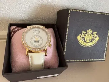 Juicy Couture 여성용 시계 화이트 골드
