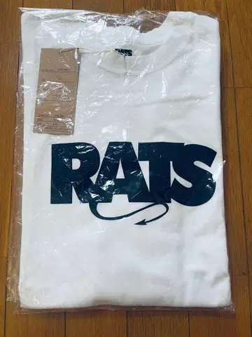 RATS BOX LOGO TEE 랏츠 XXL WHITE