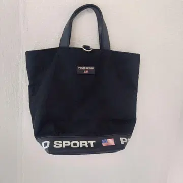 빈티지 POLO SPORT 블랙 토트백