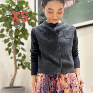 CABaN 코튼 캐시미어 크루넥 가디건