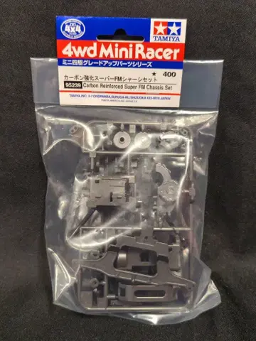타미야 미니 사륜구동 GUP 카본 강화 슈퍼 FM 섀시 세트 95239