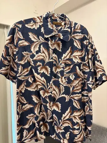 TOMORROWLAND 하와이안 셔츠 반팔 네이비