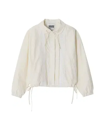 CRNK 핀턱 레이스 윈드브레이커_옐로우