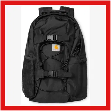 Carhartt WIP 럭색 블랙 백팩 KICKFLIP