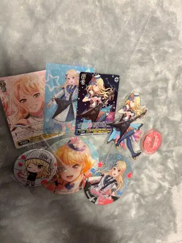 뱅드림 키리가야 토코 7개 세트 캔뱃지 바이스 슈바르츠