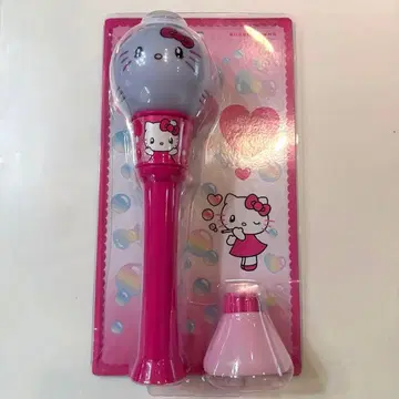 새상품급 유니버셜 스튜디오 한정판 버블 완드 샤봉볼 헬로키티 전동