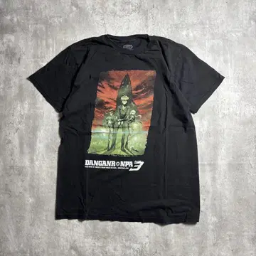 미국 빈티지 의류 t셔츠 프린트 애니메이션 블랙 M 4378