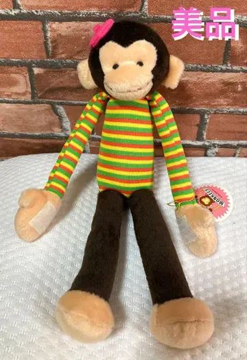 [ 쇼와 레트로 ] 산레몬 피크닉 월드 몽키즈 봉제 인형