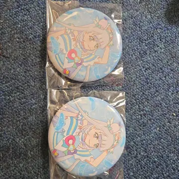 원더풀 프리큐어 큐어냐미 캔뱃지 2개 세트 원더풀 봉투