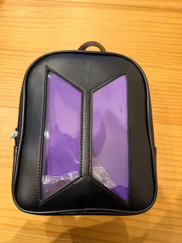 bts풍 이타백 미니 백팩 블랙 보라색