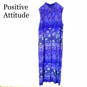 [ 포지티브 애티튜드 ] 원피스 L 페이즐리 무늬 레트로 세레모니