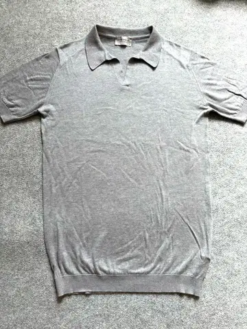 JOHN SMEDLEY 존스메들리 코튼 니트 스키퍼 피케 셔츠