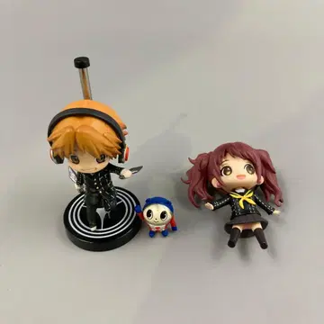 P4 페르소나4 원코인 그랑데 피규어 하나무라 요스케 쿠지카와 리세 2체