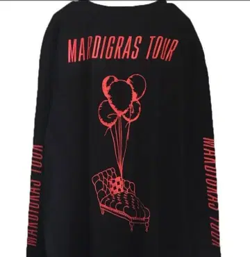 키요하루 긴팔 티셔츠 MARDI GRAS 쿠로유메 SADS