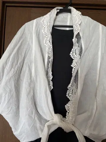 tumugu: 츠무구 코튼 레이스 볼레로 겉옷