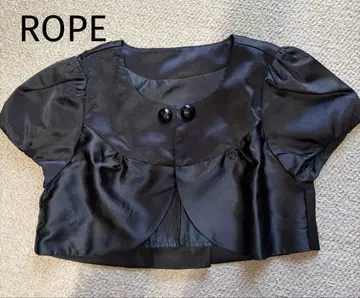 [새상품급] 로페 ROPE 블랙 숏 기장 볼레로 세레모니
