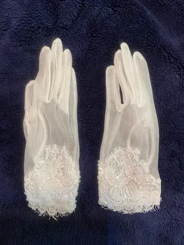 알위드 웨딩 숏 장갑 웨딩 장갑 화이트