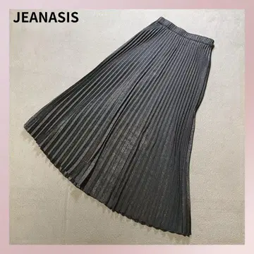 JEANASIS 플리츠 롱 스커트
