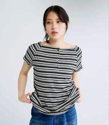 멀티 보더 헨리 SS 지나시스 블랙