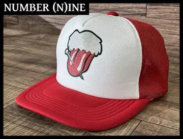 클리닝 완료 03SS/AW 넘버나인 카트기 메쉬 캡 빨간색