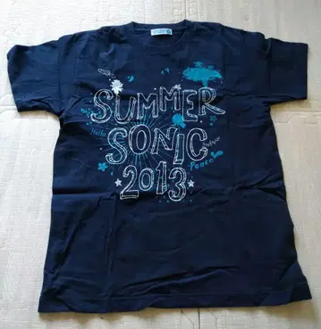 SUMMER SONIC 2013 티셔츠 네이비