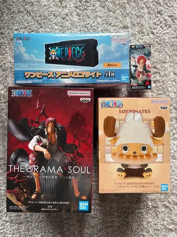 원피스 피규어 샹크스 초파 애니메이션 로고 라이트