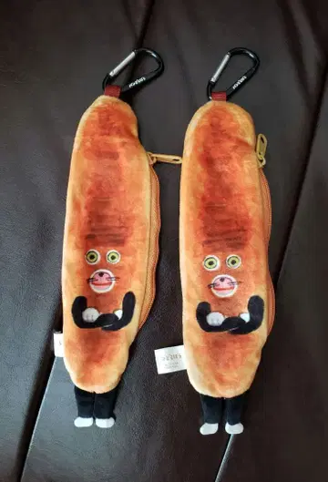 빵도둑 카라비너 부착 빵 파우치 가챠 수수께끼의 프랑스빵