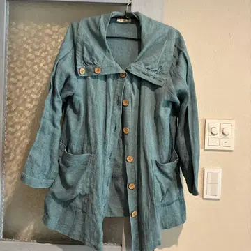 프리파라 린넨 100% 긴팔 가디건