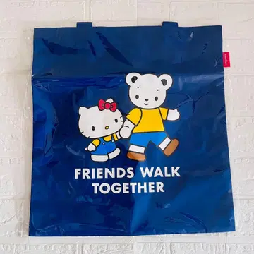 패밀리아 familiar 헬로키티 콜라보 토트백 새상품 파랑