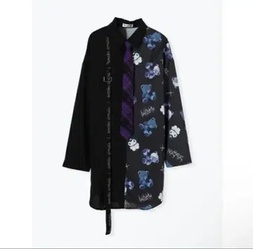 NOEMIE 노에미 병계 긴팔 쿠로미 넥타이