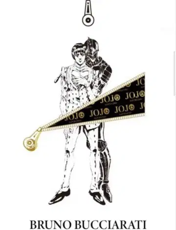 LOVELESS x 죠죠 황금의 바람 브챠라티 티셔츠